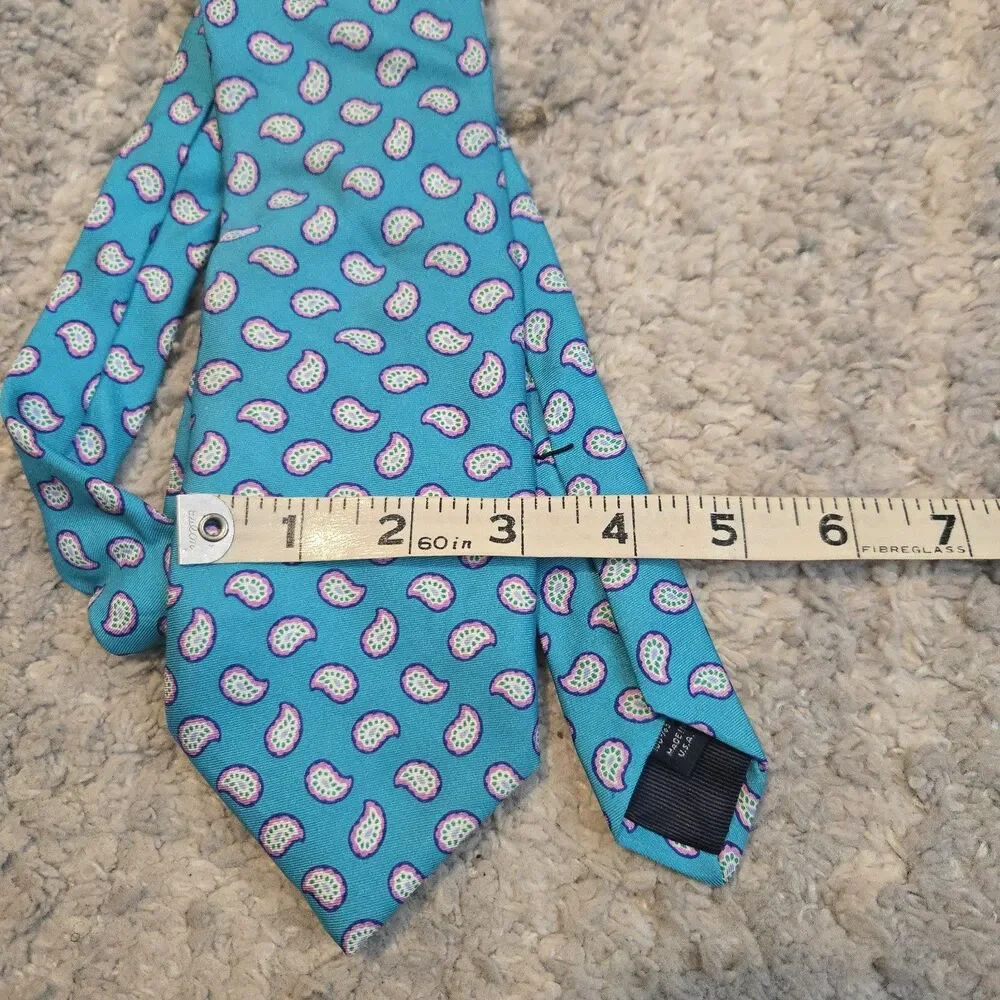 HART SCHAFFNER MARX Men's Silk Necktie Tie USA Designer  Multicolor